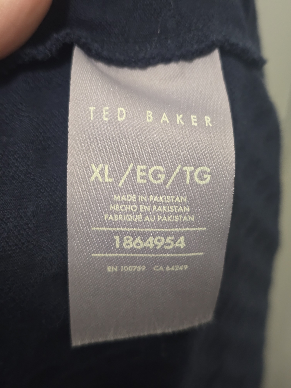 Ted Baker London Diamond Textured Polo Shirt - Picture 4 of 9